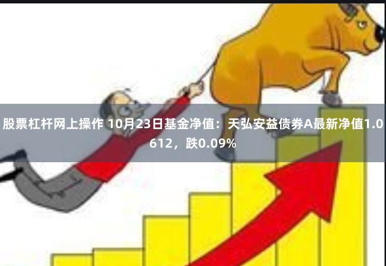 股票杠杆网上操作 10月23日基金净值：天弘安益债券A最新净值1.0612，跌0.09%